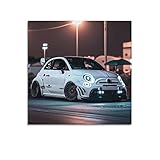 Supercar Poster Fiat 500 Abarth 595 Hercules Poster 