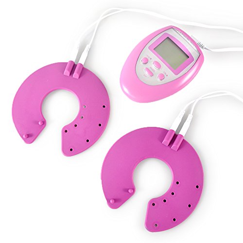 Lychee Portable Electric Pulse Digital Breast Enhancer Natural Pink Vibrating Enlargement Massage Kit