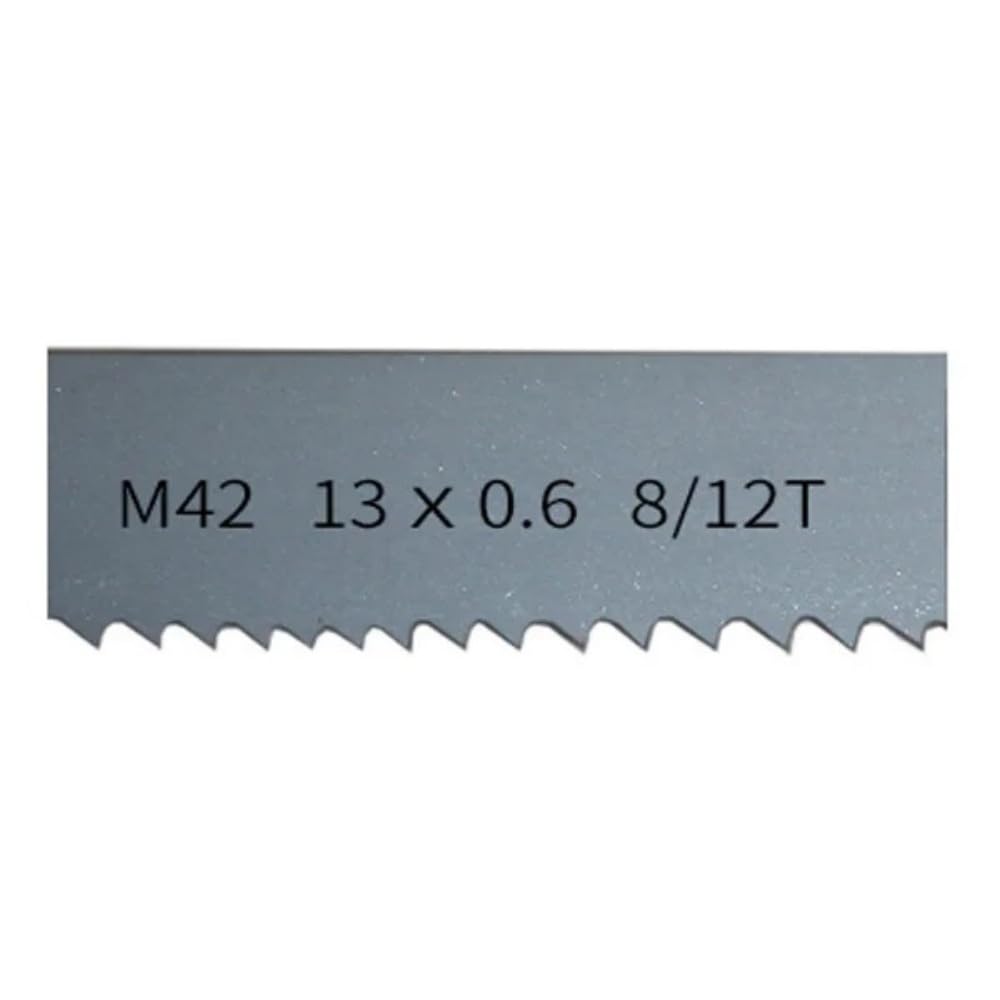 Taglierina professionale con lama for sage bimetallica M42 da 1 pezz0, lama a fascia larga 13 mm e spessa 0,6 mm for il taglio di metalli in legno duro(1640MMx8x12)