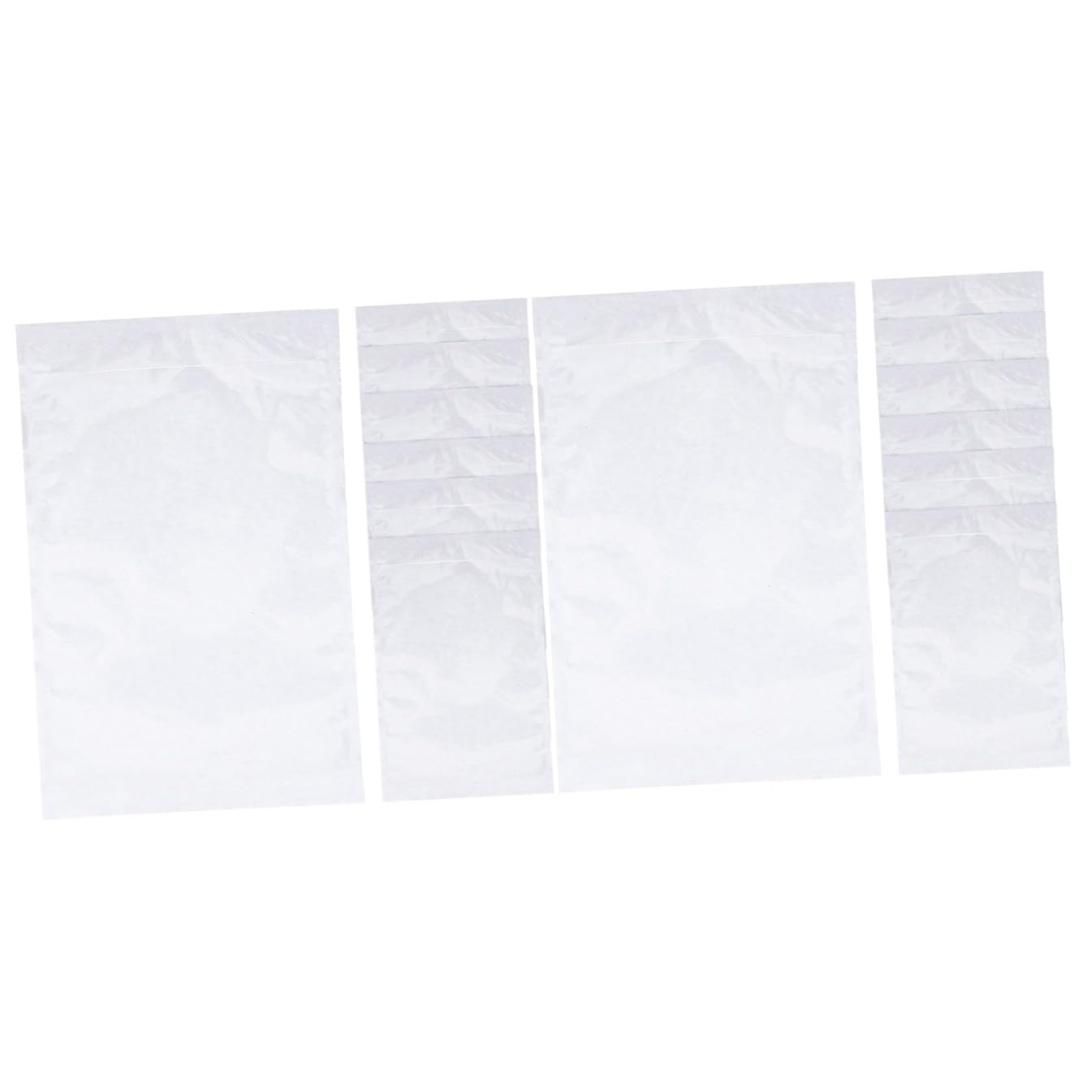 ARTIBETTER 2 Set Sacchetti Trasparenti Autoadesivi Per Etichette Spedizione Buste Packaging Adesive Pratiche Per Piccole Aziende 100 Pezzi * 2