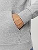 Jack & Jones Men's Jjecorp Logo Sweat Noos Hoodie, Grey (Light Grey Melange Detail:reg Fit - Melange), XXL UK #5