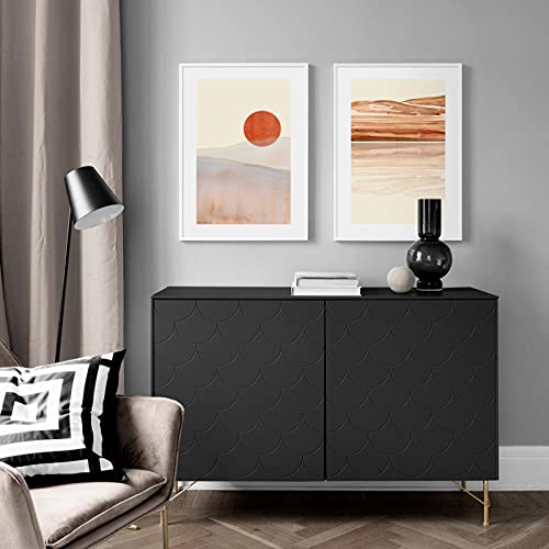 Paysage Montagne Sun Lake Reflet Solution Murs Vides Grand Format Sans Cadre Personnalisable