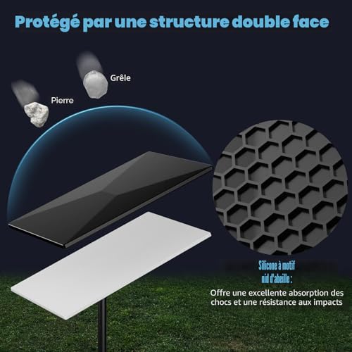 Coque Starlink en silicone liquide noir TuoBak pour antenne Gen 3 - 4