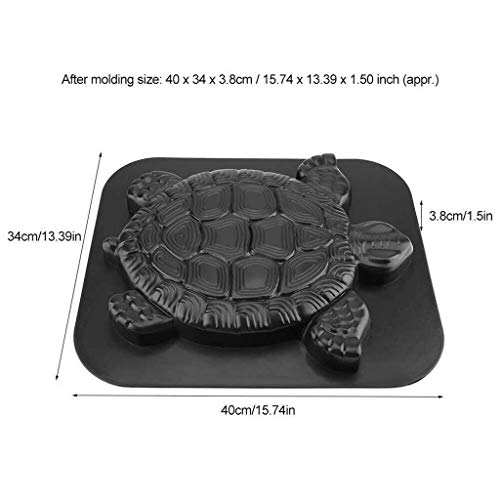 Baomabao Turtle Butterfly Paving Moulds, Stepping Stone Molds Concrete Cement Moulds Abs Tortoise Butterfly Path Adds Sense Of Fun And Art (Turtle) #TOP2