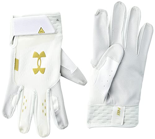 Gants Under Armour Harper Hustle 21 blancs pour les matchs de baseball de votre enfant