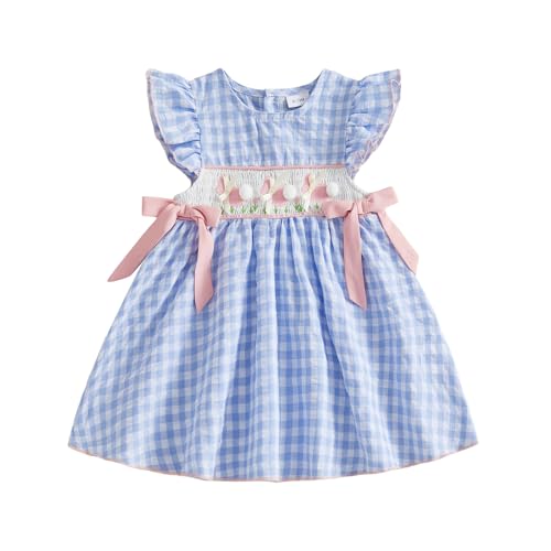 Toddler Girl Easter Bunny Sleeveless Dress Outfit