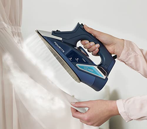 Rowenta-Steamforce-DW9240-Plancha-ropa-vapor-3100-W-golpe-de-vapor-230-grmin-y-vapor-continuo-de-65-grmin-ajuste-automatico-temperatura-antical-integrado-autoapagado-y-autolimpieza-Azul
