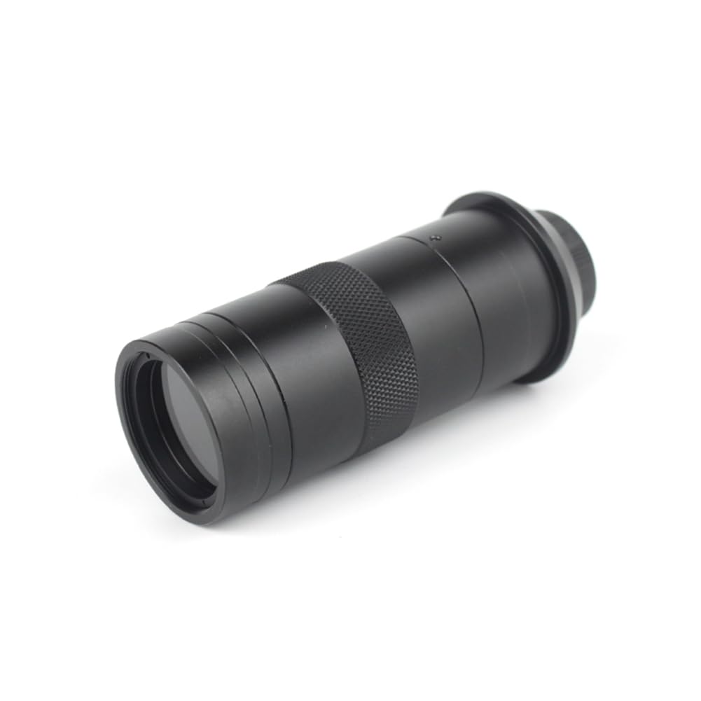 Lente objetivo para cámara de microscopio industrial con enfoque ajustable tipo C 8