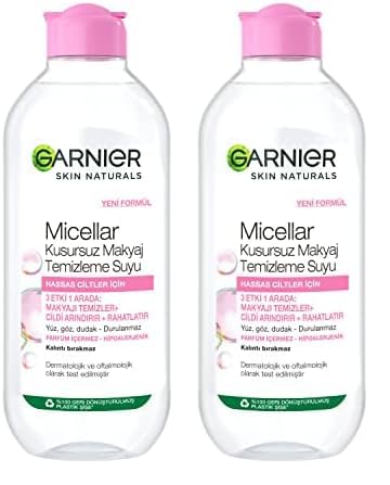 Garnier Skin Naturals Micellar Kusursuz Makyaj Temizleme Suyu (400 ml) 2li paket