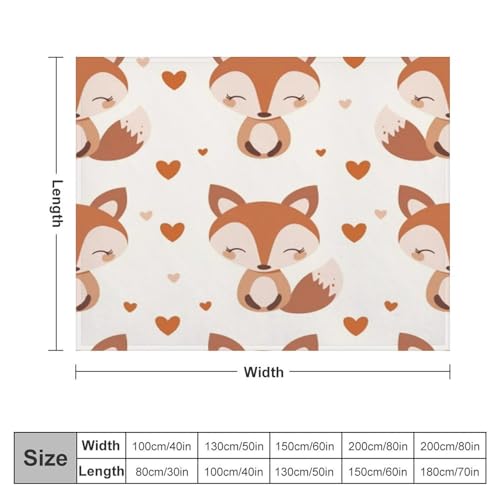 Couverture de canapé Füchsess plaid polaire 3D doux - 4