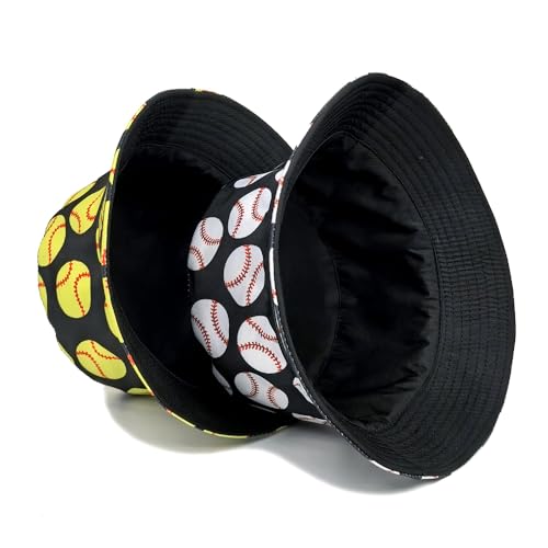 Image of Quanhaigou Bucket Hat for Men Women,Packable Reversible Printed Sun Hats,Fisherman Outdoor Summer Travel Hiking Beach Caps