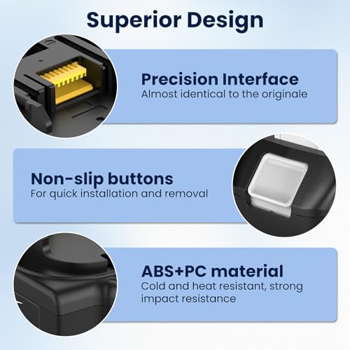 Dosctt 2X 18V BL1850 Battery Compatible for Makita 18V 5000mAh BL1850B BL1860B BL1840 BL1845 BL1840B BL1830 with LED Indicator - Image 2