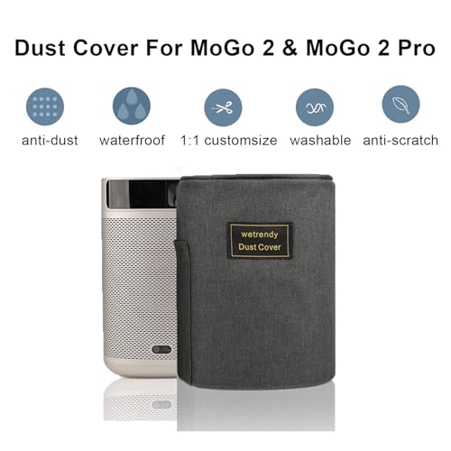 Projektor-Staubschutz für XGIM Mogo 2, Oxford Anti-Scratching Waterpoof Schutzhülle Mogo 2 Projektor, mit Aufbewahrungstasche für Fernbedienung und anderes Zubehör