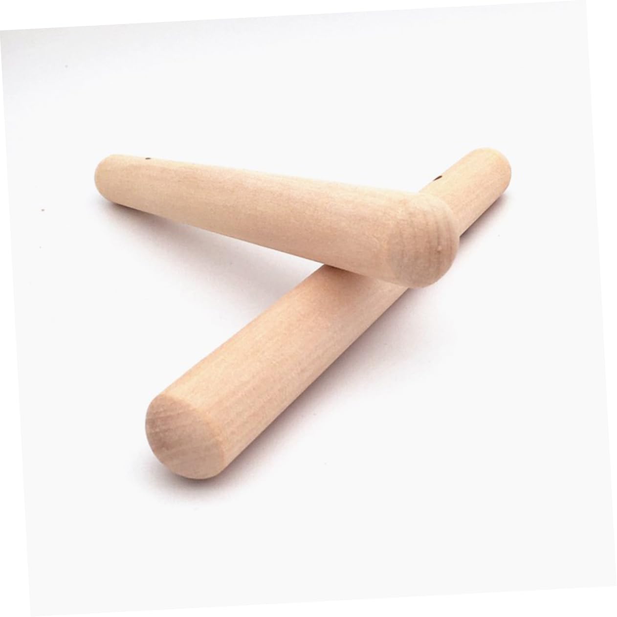 HEMOTON 1pc Kids Wooden Food Muddler Grinding Rod 150x21mm Safe Toddler Utensils Wood Pestle for Cooking