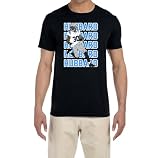 Black Carolina Chuba Hubbard Text Pic T-Shirt Adult Small
