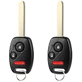 2 Key fits Honda Civic LX Odyssey 2006 2007 2008 2009 2010 2011 2012 2013 2014 Keyless Entry Remote...