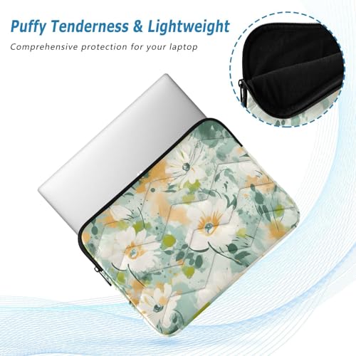 Funda para portátil abstracta floral 13-14 pulgadas miniatura 5