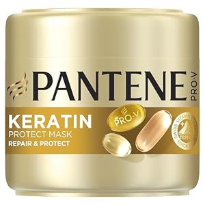 Pantene Pro-V Repair & Protect Keratin Protect Hair Mask 300 ml for Dry and Damaged Hair, Helps Repair 6 Months of Damage in Just One Use, With Pro-V Formula and Active Nutri-Plex Technology