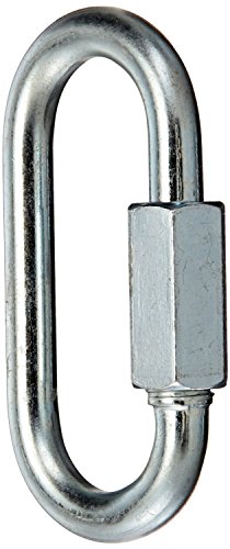 Maillon rapide 3/16 de pouce pack de 4 connecteurs filetés zingués pour quincaillerie lourde