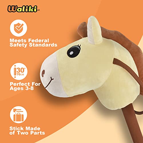 image for WALIKI Stick Horse Toy for Boys and Girls | Fun Cowboy & Cowgirl Prete