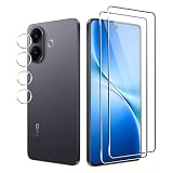 CAUHENYEE Pellicola per Vivo V60 Lite 5G Vetro Temperato,2 pezzi Pellicola Vetro Temperato + 2 pezzi di Protezione per Fotocamera,HD Vetro Protettivo con Durezza 9H