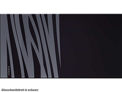 Preisvergleich Produktbild Schock 629046U Glasschneidebrett Schwarz fuer Unterbauspuelen