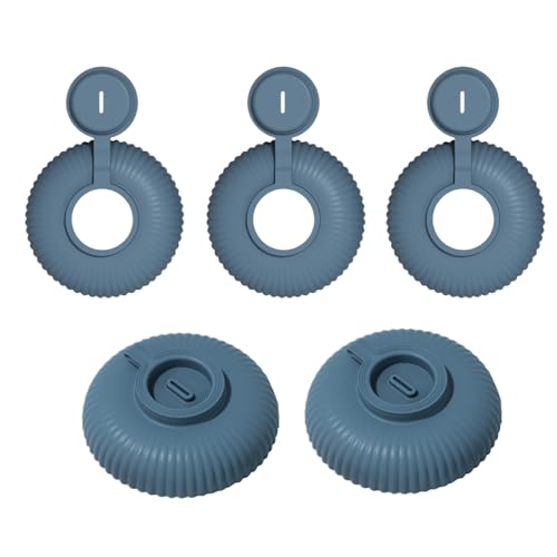 Soporte para niños, soporte de crema para congelador, 5 piezas de colector de goteo reutilizable, gadgets simples de silicona sin manos heladas para el hogar Ren al aire libre