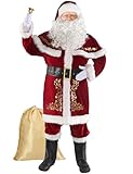 Parfait pour Diverses Occasions : Préparez-vous à être la vie de la fête avec ce costume de Père Noël polyvalent ! Que vous fassiez tinter des tintements jusqu’à une fête de Noël, que vous meniez un défilé festif ou que vous preniez des photos de vacances avec vos proches, ce costume est votre billet pour répandre la joie et la joie. Il est également parfait pour les événements caritatifs et les rassemblements communautaires. Créez des souvenirs magiques avec ce charmant costume de Père Noël !