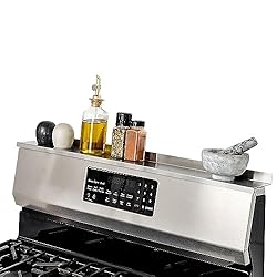 storage hack for small kitchens stove shelf