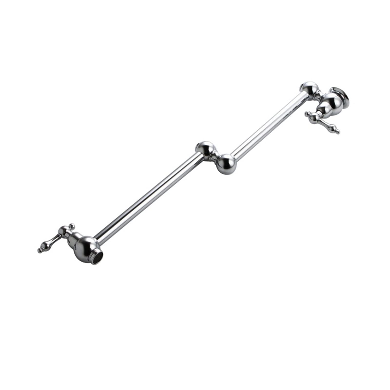 ZQFHSX Kitchen Sink Faucet, 1 Handle Hole Cold Water Folding Bathroom Faucet Ceramic Multiple hes(Chrome B)