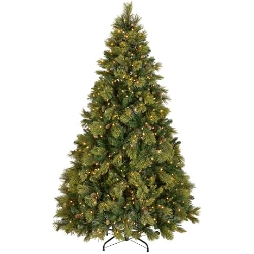 National Tree Company 7.5ft Pre-Lit Carolina Pine Artificial Christmas Tree