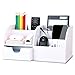 Produktbild KINGFOM Büro Schreibtisch Organizer Ordnungssystem Tisch Organizer PU Leder Stiftehalter Stiftebox Stifteköcher Multifunktionale Bürobedarf