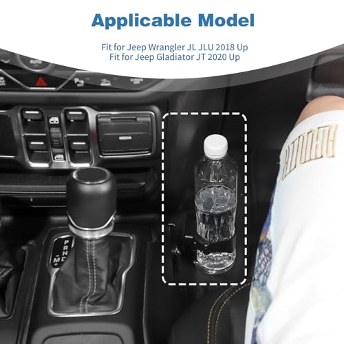 Portavasos para Jeep JL Lado Derecho Consola Central miniatura 3