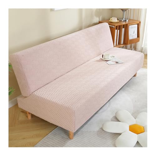 HBXNMOC Elastic Twill Sofa Slipcovers for Armless Bed, Futon &