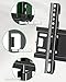 Alrhipvm Fixed TV Wall Mount for 14-43 Inches Flat Screen TVs, Low Profile TV Mount Bracket Hold Up 55lbs, Wall Mount TV Bracket Flush Mount Space Saving, Max VESA 200x200mm, Black, AMFS8