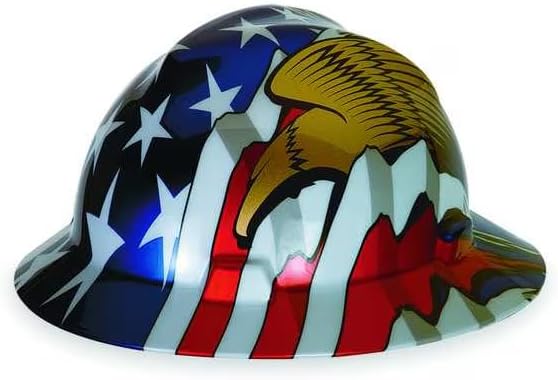 Hard Hat, Polyethylene, 4 Point Pinlock, Type 1, Class E, Red, Mfr: 10071159-A