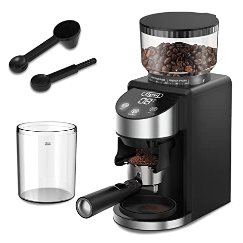 Gevi Burr Coffee Grinder, Adjustable Burr Mill...