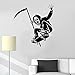 SSCLOCK Pegatinas de Vinilo para Pared, monopatín, patineta, Sala de gritos, Deportes para Adolescentes, decoración del hogar, habitación para niños, Papel Tapiz artístico Autoadhesivo 71x75cm