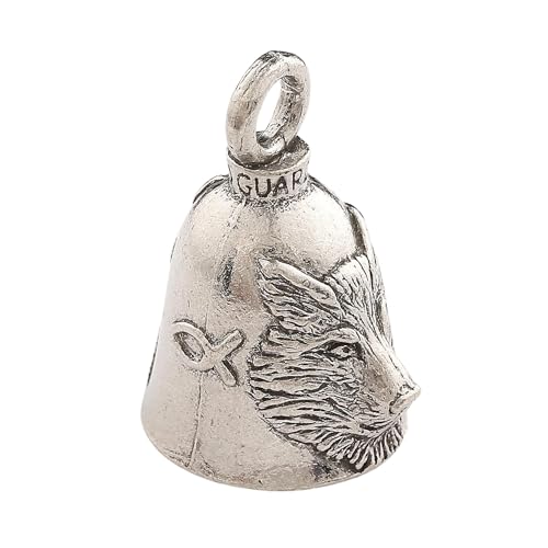 Image of Guardian Bell Animals Good Luck Bell w /Keyring & Black Velvet Gift Bag | Motorcycle Bell | Lead-Free Pewter | Made in USA