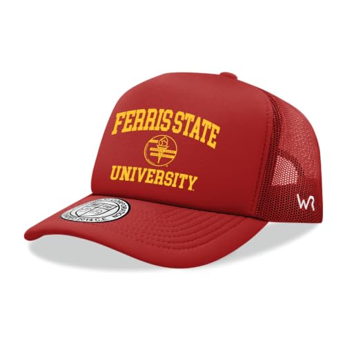 Gorra W Republic Trucker Roja 5 Paneles Curva miniatura 1