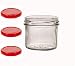 Produktbild 100 Sturzgläser 125 ml Marmeladengläser Einmachgläser Einweckgläser To 66 Roter Deckel Rot Vitrea