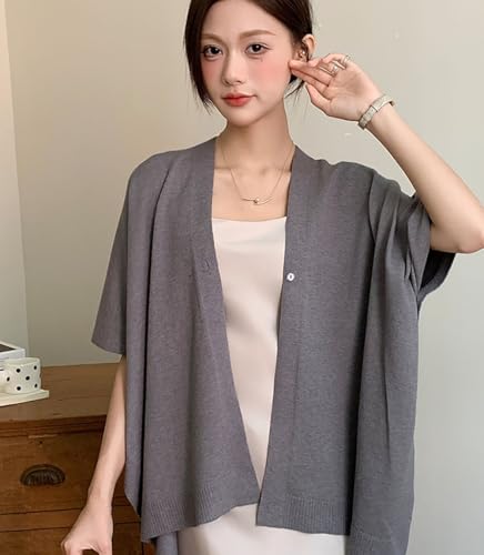 Shawl Wraps for Women Open Front Poncho Cape Cashmere Like Knitted Dress Topper Soft Versatile Scarf 20254