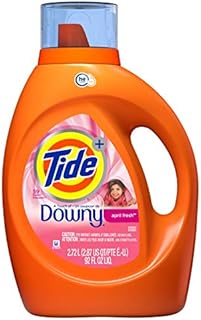 Tide Liquid Laundry Detergent with a Touch of Downy, April Fresh, 59 Loads 92 fl oz