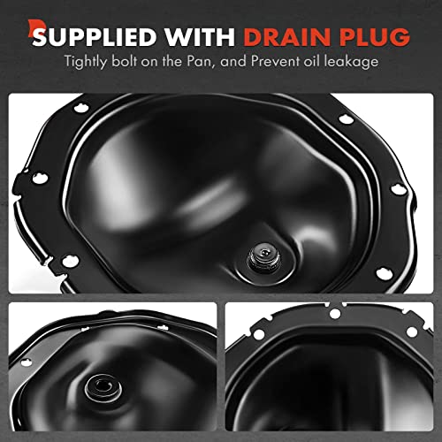 image for A-Premium Rear Differential Cover with Gasket & Magnet Compatible with