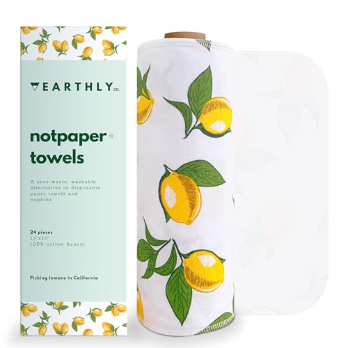 Reusable Paper Towels - 24 Pack (Lemon)