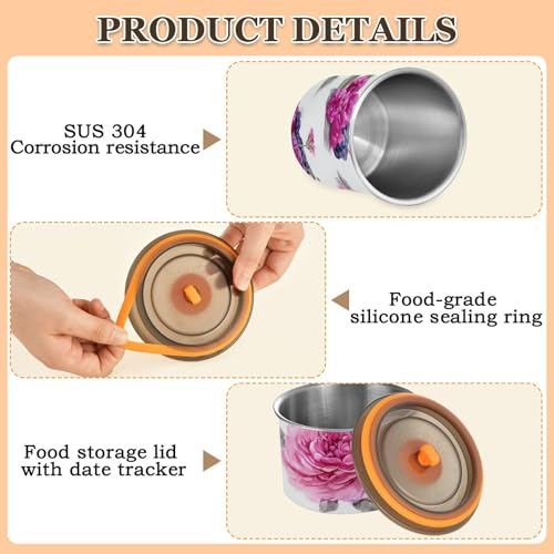 Contenedor Hermético para Café de Acero Inoxidable 500ml miniatura 5