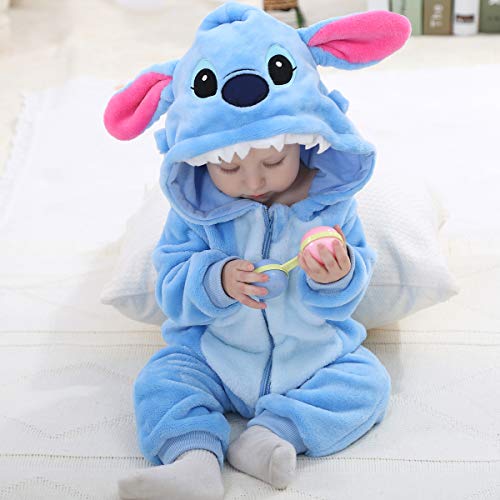 SONARIN Grenouillères à Capuche Bébé Barboteuses Bébé,Capuche Cartoon Jumpsuit Hiver Tenues,Combinaison avec Chapeau - Image 4