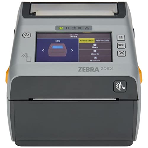 Zebra Zd621 Direct Thermal Desktop Printer Color Touch Lcd 203 Dpi Print Width 4-Inch Usb Serial Ethernet 802.11Ac Zd6A142-D01L01Ez (Renewed) #TOP14