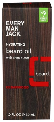 Every Man Jack Beard Oil, Cedarwood, 1.0-ounce
