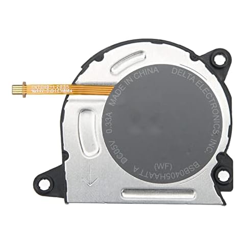 CPU Cooling Fan 8800RPM Aluminum Alloy Internal Cooling Fan Replacement Gaming Console Cooling Fan for Switch Cover